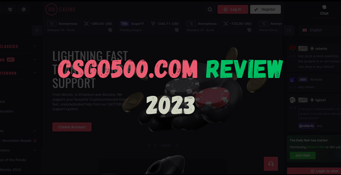 CSGO500.com 리뷰