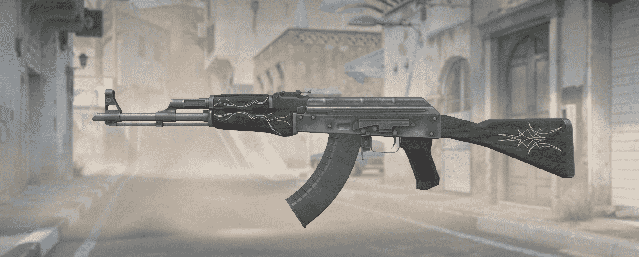 AK-47 Émeraude à fines rayures