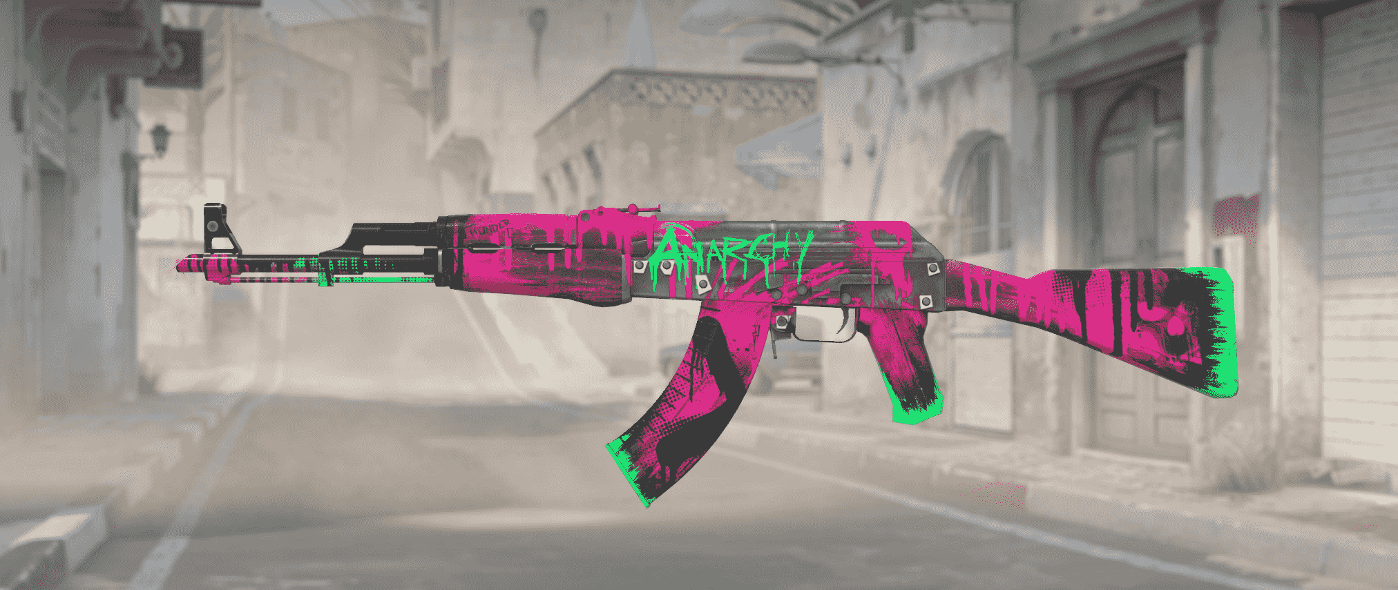AK-47 rivoluzione al neon