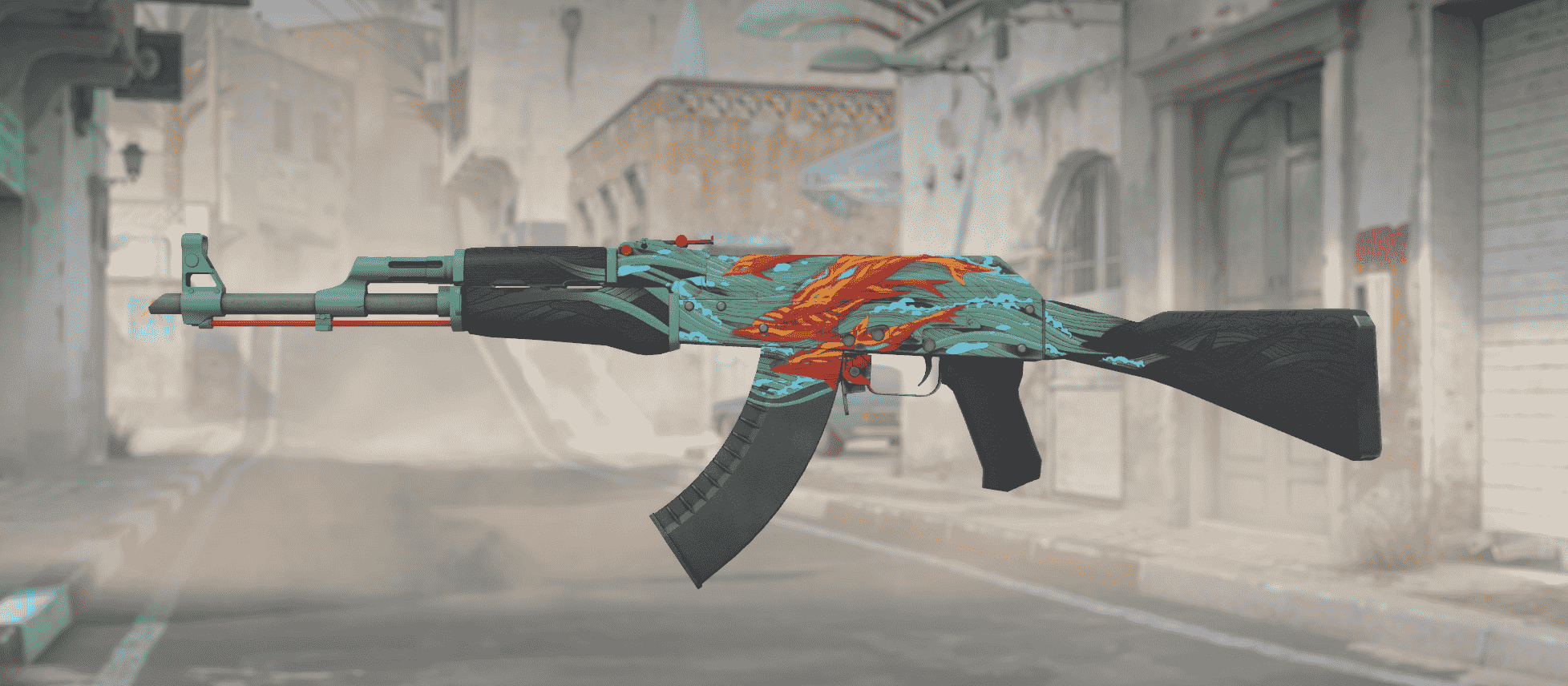 AK-47 vendetta acquamarina